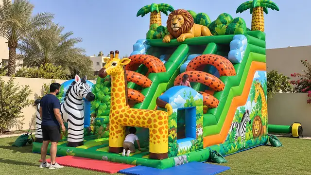 حديقة الحيوانات في حفلة أطفال