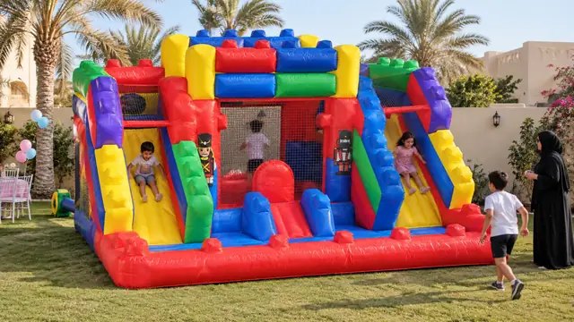 مكعبات الليغو في حفلة أطفال
