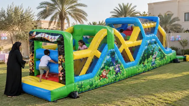 مسار العقبات في حفلة أطفال
