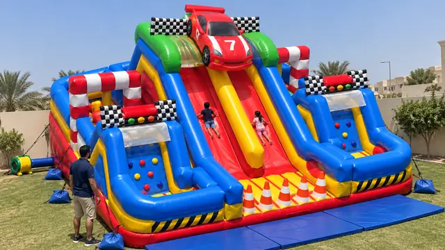 زحليقة السباق في حفلة أطفال