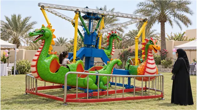 مرجيحة التنين في حفلة أطفال