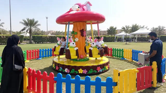 دوامة الأرانب في حفلة أطفال