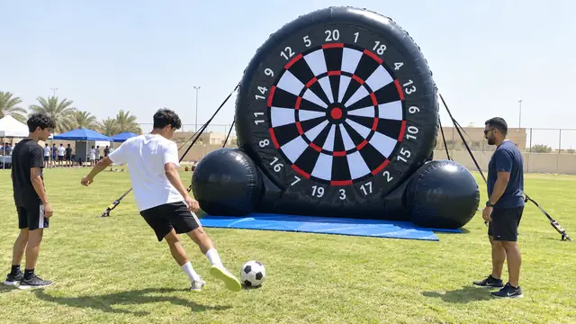 سهام كرة القدم في حفلة أطفال