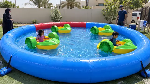 مسبح القوارب في حفلة أطفال