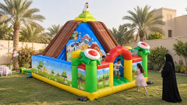 زحليقة البيت في حفلة أطفال