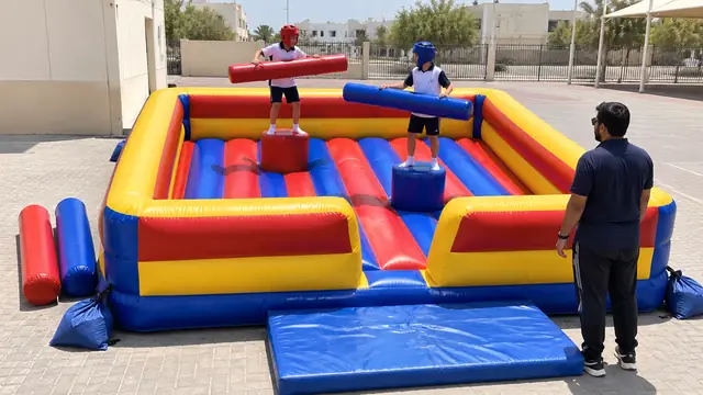 حلبة المبارزة في حفلة أطفال